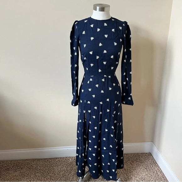 Reformation Vanessa patterned button back dress 17963 - Picture 7 of 14